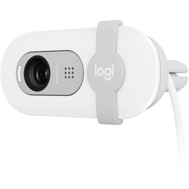 Buy Logitech BRIO 100 - 960-001617 - White Full HD 2MP Webcam, 1080p@30fps, Buil... in Cyprus, Nicosia, Limassol, Larnaka, Pafos