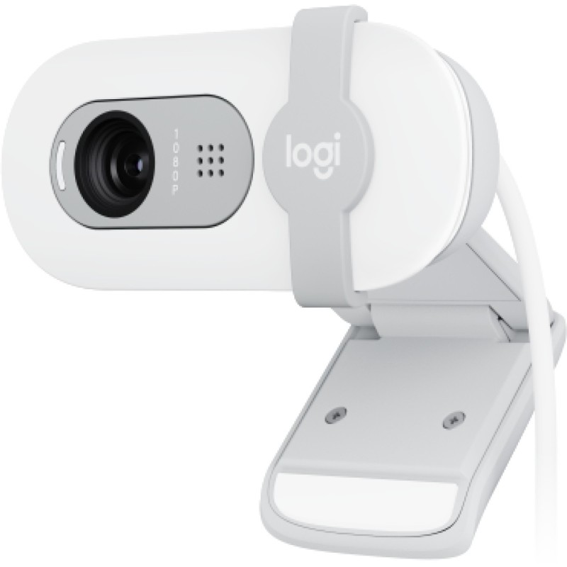 Buy Logitech BRIO 100 - 960-001617 - White Full HD 2MP Webcam, 1080p@30fps, Buil... in Cyprus, Nicosia, Limassol, Larnaka, Pafos
