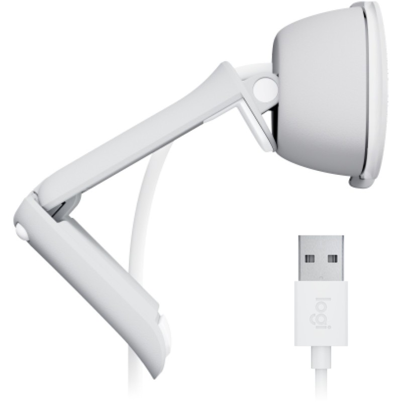 Buy Logitech BRIO 100 - 960-001617 - White Full HD 2MP Webcam, 1080p@30fps, Buil... in Cyprus, Nicosia, Limassol, Larnaka, Pafos