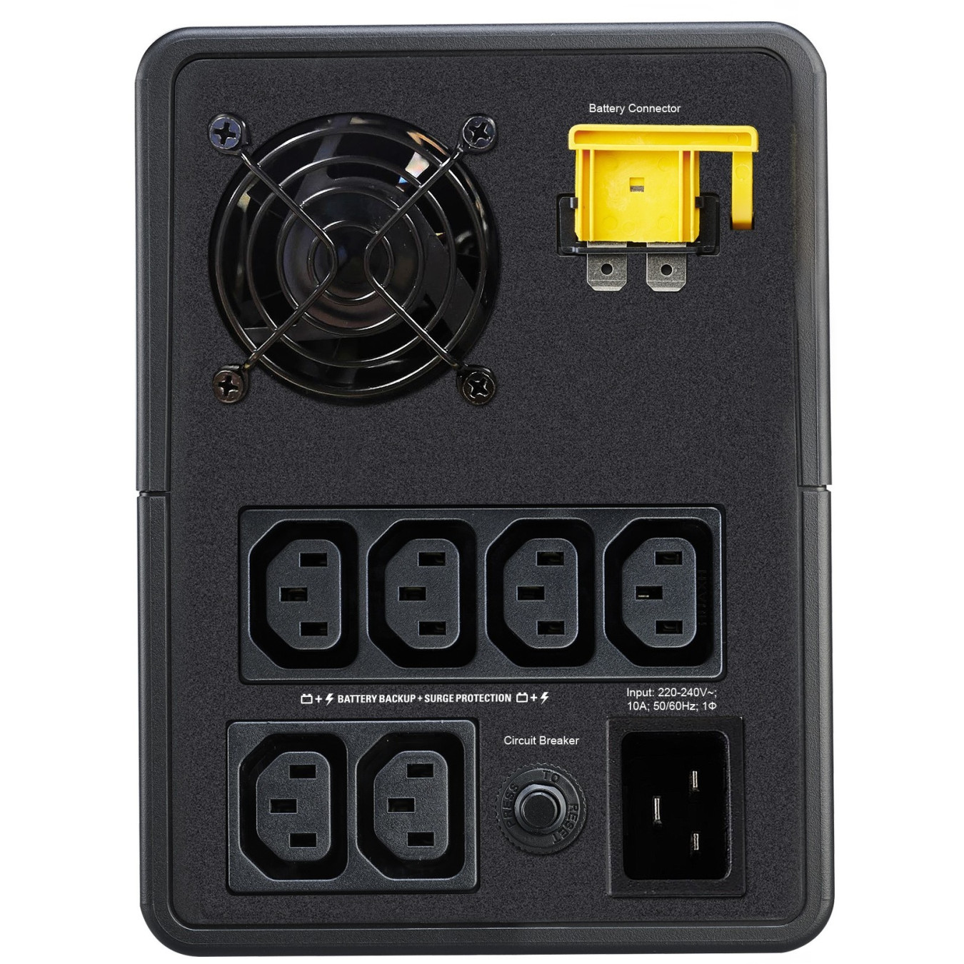 APC Easy UPS 2.2kVA (1200W) Line-Interactive Tower - Black, AVR, 6x IEC C13, 140–300V — Buy in Cyprus with Fast Delivery