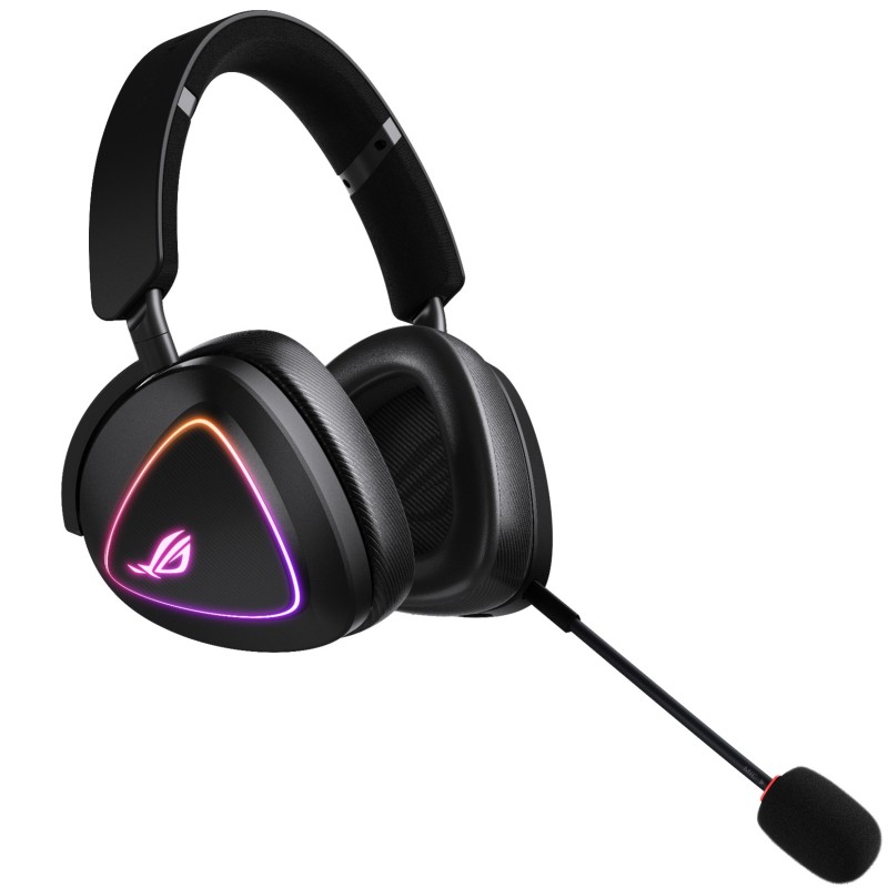 Buy ASUS ROG Delta II - Wired & Dual Wireless Gaming Headset - Black, USB-C, 2.4... in Cyprus, Nicosia, Limassol, Larnaka, Pafos