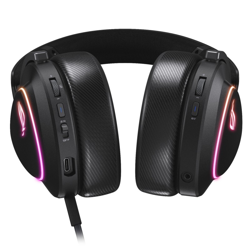 Buy ASUS ROG Delta II - Wired & Dual Wireless Gaming Headset - Black, USB-C, 2.4... in Cyprus, Nicosia, Limassol, Larnaka, Pafos