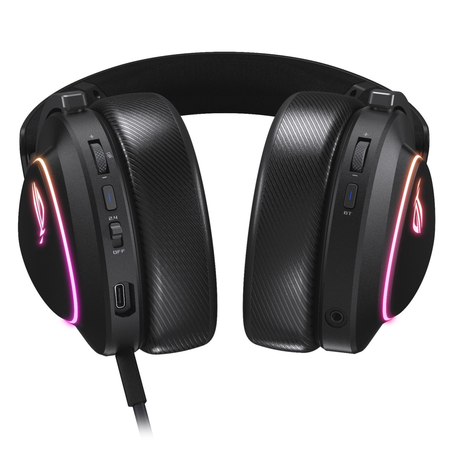 ASUS ROG Delta II Wired & Dual Wireless Gaming Headset - Black USB-C 2.4GHz RGB (Boxed) — Buy in Cyprus with Fast Delivery