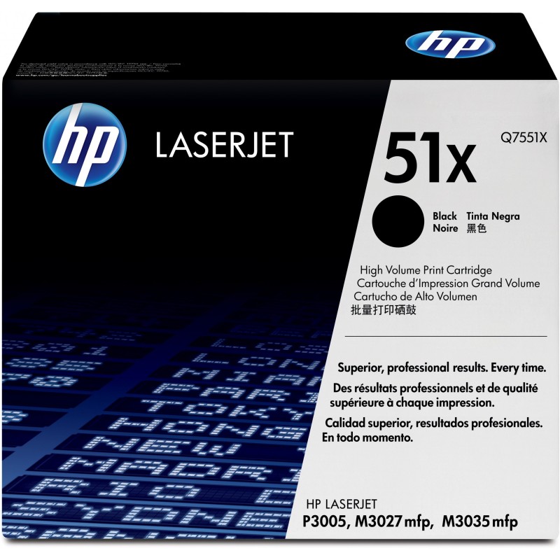 Buy HP Q7551X - Original 51X High Yield Black Toner Cartridge (Packaging Damaged) in Cyprus, Nicosia, Limassol, Larnaka, Pafos