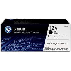 Buy HP 12A - Q2612AD - Original Black LaserJet Toner, Standard Yield, 2-Pack (2x... in Cyprus, Nicosia, Limassol, Larnaka, Pafos