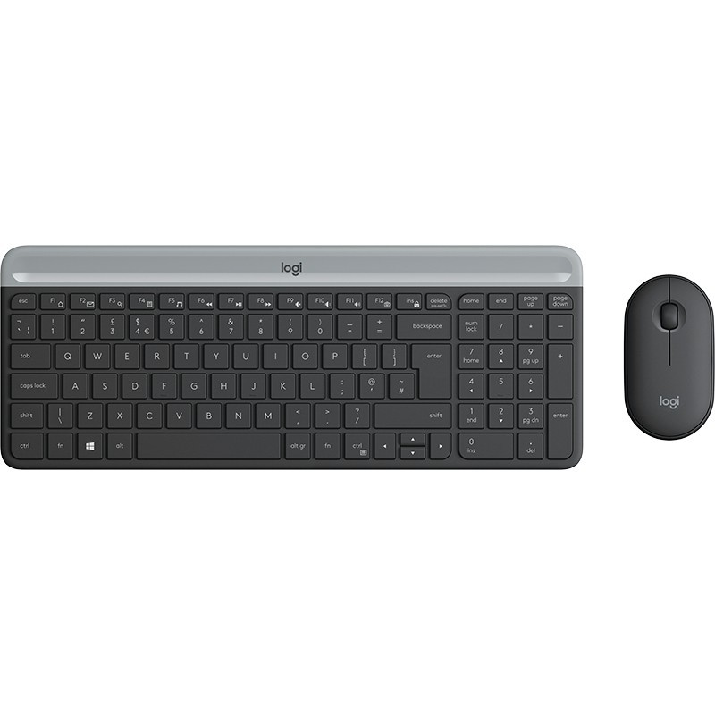 Buy Logitech Slim Wireless Keyboard & Mouse Combo - MK470 - Graphite, AZERTY, Fu... in Cyprus, Nicosia, Limassol, Larnaka, Pafos