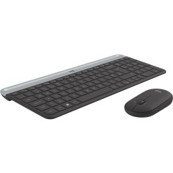 Buy Logitech Slim Wireless Keyboard & Mouse Combo - MK470 - Graphite, AZERTY, Fu... in Cyprus, Nicosia, Limassol, Larnaka, Pafos