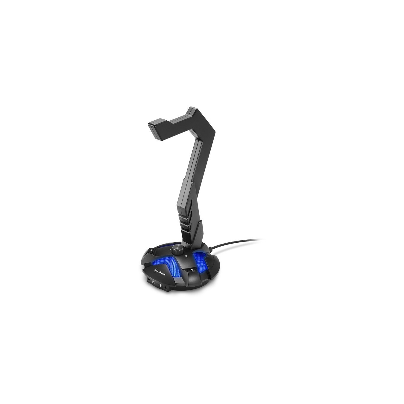 Sharkoon X-Rest 7.1 Headset Stand - Active Headphone Holder - Black, USB-powered (3.5 mm) — Buy in Cyprus with Fast Delivery