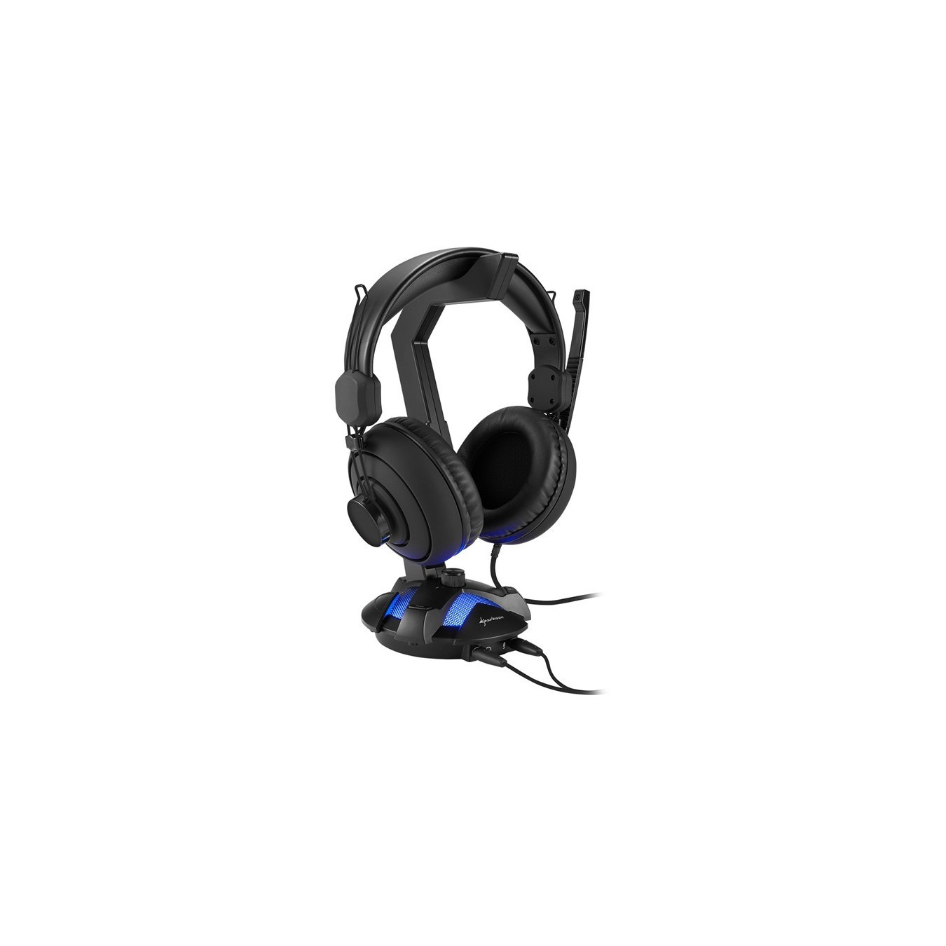 Sharkoon X-Rest 7.1 Headset Stand - Active Headphone Holder - Black, USB-powered (3.5 mm) — Buy in Cyprus with Fast Delivery