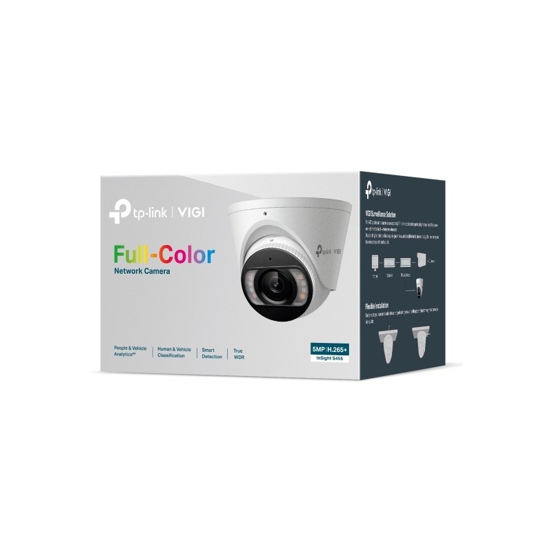 Buy TP-Link Omada InSight S455 (4mm) - 5MP Full-Color Turret Network Camera, PoE... in Cyprus, Nicosia, Limassol, Larnaka, Pafos