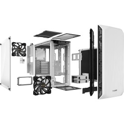 Buy be quiet! Pure Base 500 Window - Mid Tower PC Case - White, Tempered Glass, ... in Cyprus, Nicosia, Limassol, Larnaka, Pafos