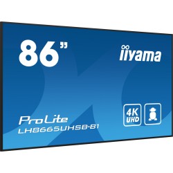 Buy iiyama LH8665UHSB-B1 - 86-inch 4K IPS Kiosk Display, 800 cd/m2, Android 11, ... in Cyprus, Nicosia, Limassol, Larnaka, Pafos