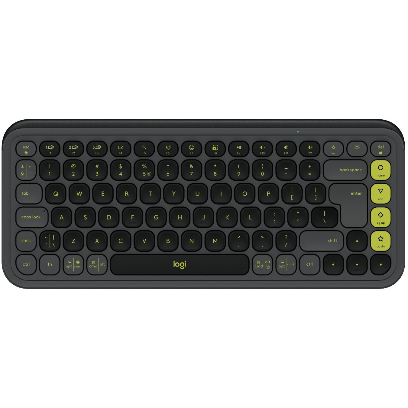 Logitech POP Keys - 920-013071 - Mini Wireless Bluetooth, Scissor Keys, US Layout, Graphite — Buy in Cyprus with Fast Delivery