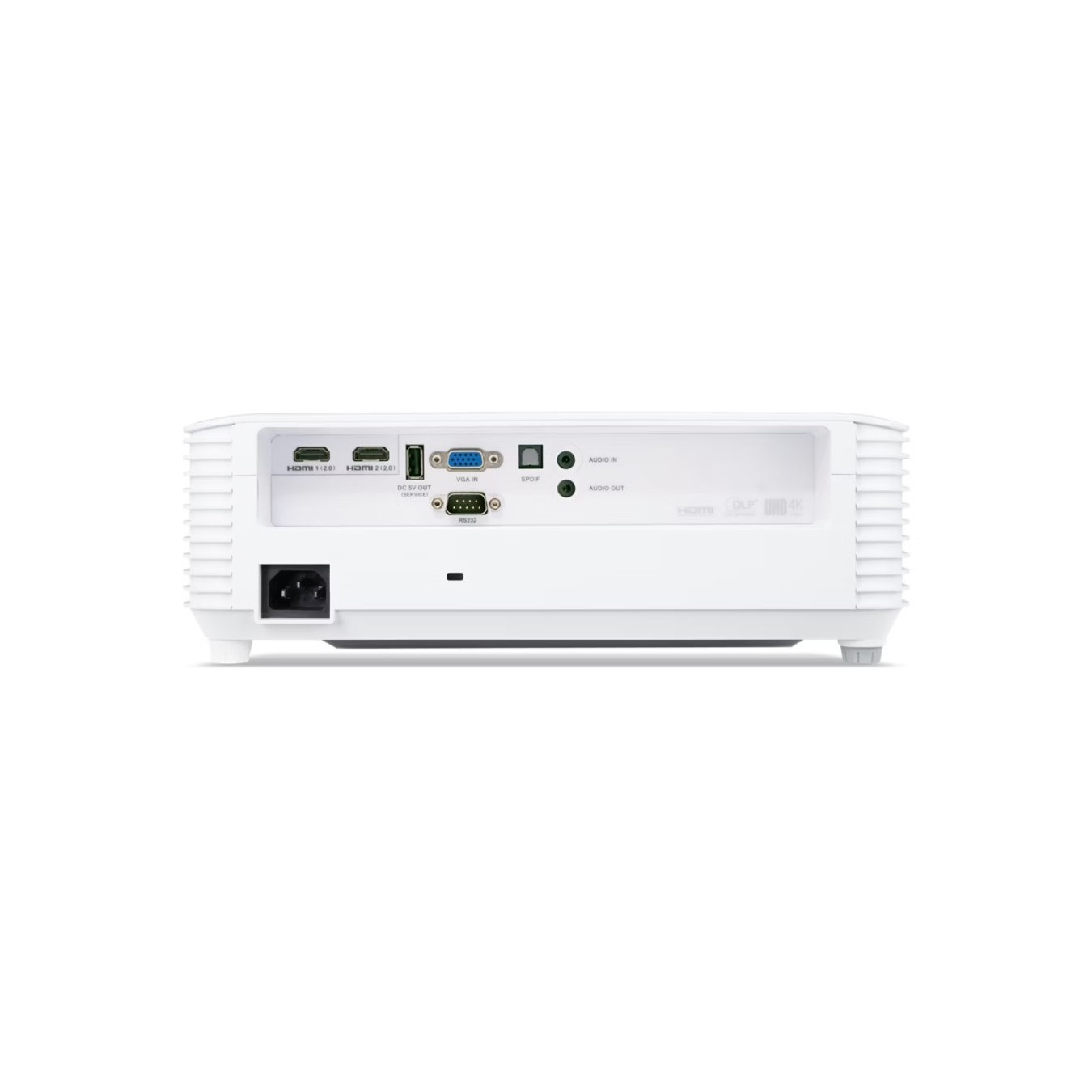 Acer X1827 4K DLP Projector - 4000 ANSI Lumens, 10,000:1 Contrast, HDMI 2.0, White — Buy in Cyprus with Fast Delivery