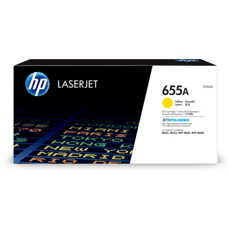 Buy HP 655A - CF452A - Original Yellow LaserJet Toner Cartridge, 10,500-page Yield in Cyprus, Nicosia, Limassol, Larnaka, Pafos