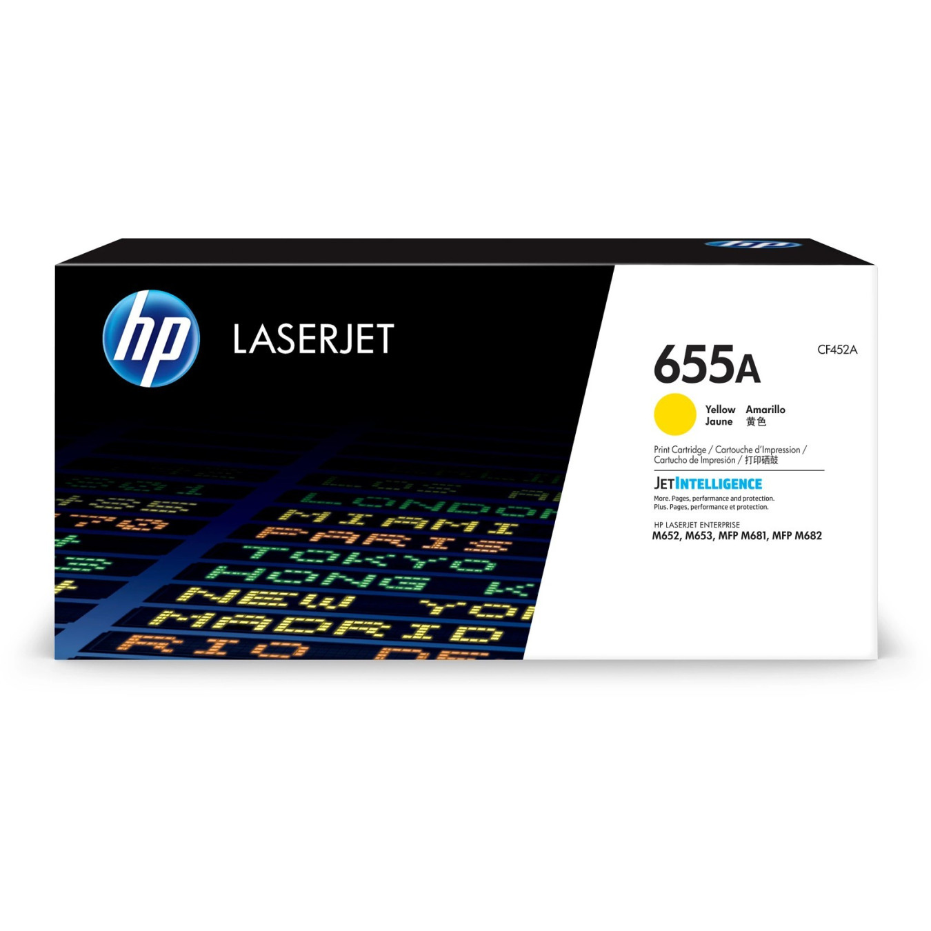 HP 655A - CF452A - Original Yellow LaserJet Toner Cartridge, 10,500-page Yield — Buy in Cyprus with Fast Delivery