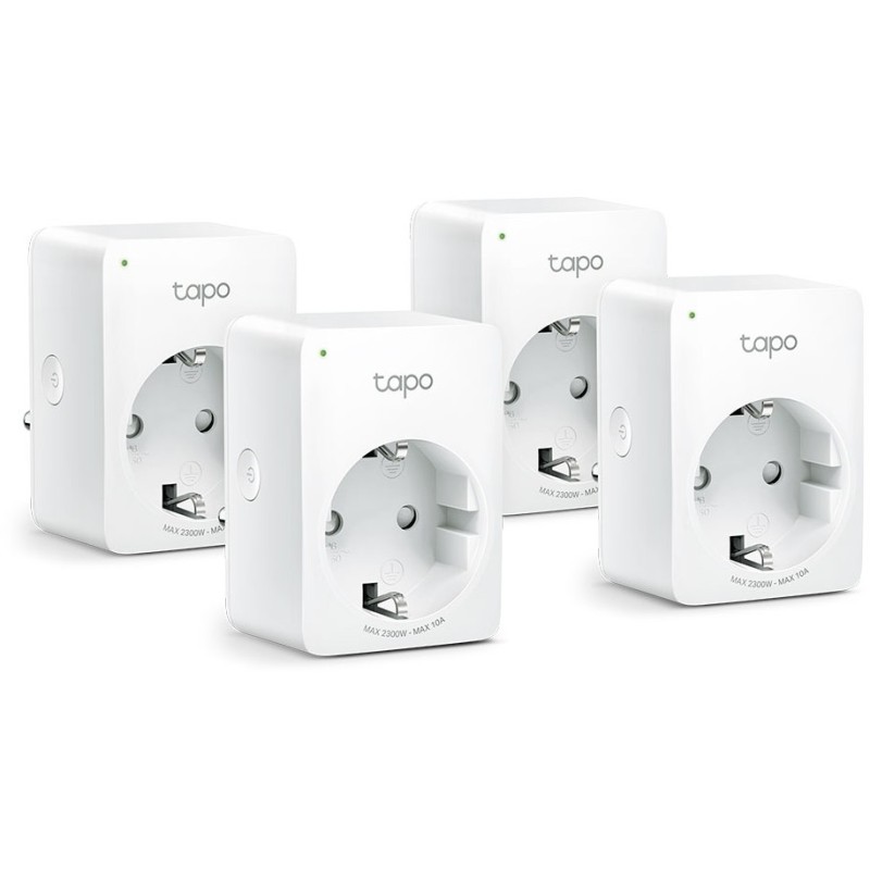 Buy TP-Link Tapo P100 V1.2 (4-Pack) - Smart Wi-Fi Mini Plugs, White, 10A/2300W, ... in Cyprus, Nicosia, Limassol, Larnaka, Pafos