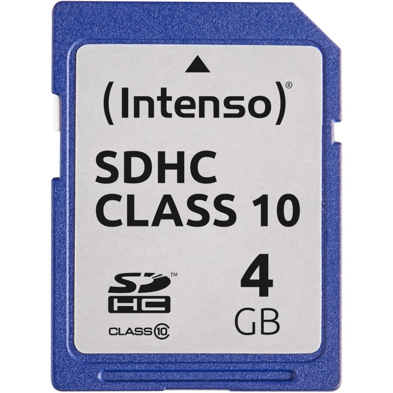 Buy Intenso SDHC Card - 3411450 - 4 GB, Class 10, 25 MB/s, Black in Cyprus, Nicosia, Limassol, Larnaka, Pafos