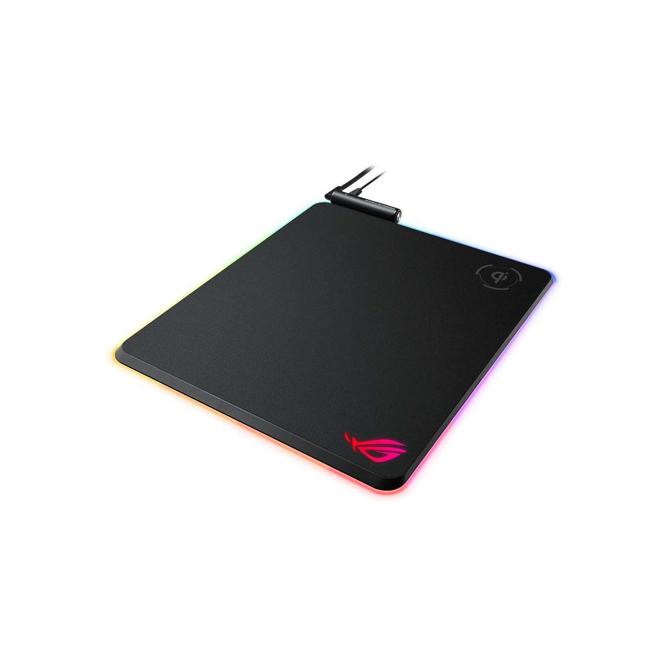 ASUS ROG Balteus - Black - RGB LED Backlit Gaming Mouse Pad with USB 2.0 Hub, 320x370x7.9mm — Buy in Cyprus with Fast Delivery