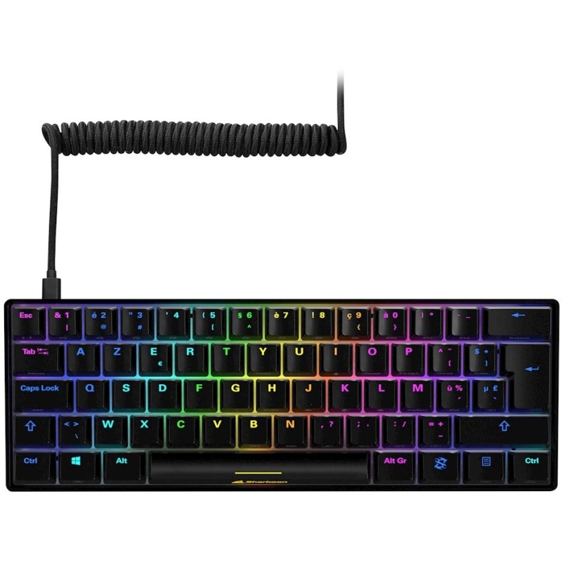 Buy Sharkoon SKILLER SGK50 S4 - 60% Mechanical Gaming Keyboard, Kailh Red, Frenc... in Cyprus, Nicosia, Limassol, Larnaka, Pafos