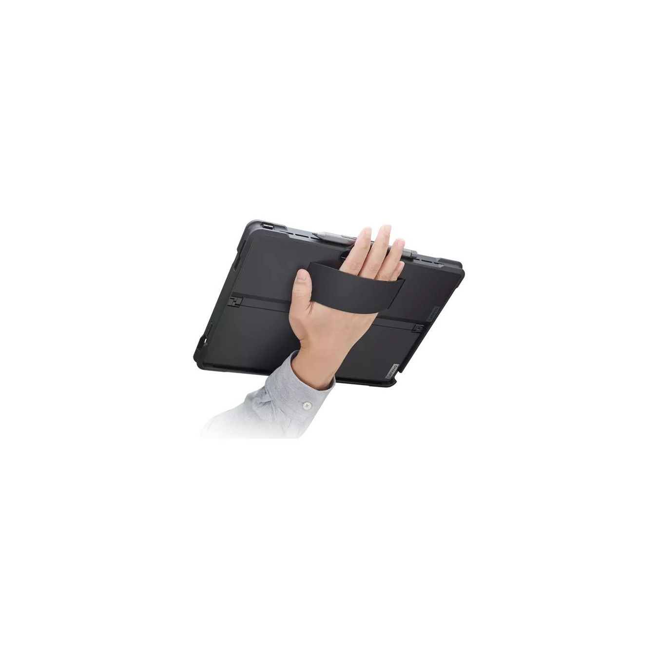 Lenovo ThinkPad X12 Detachable Protective Cover - 4X41A08251 - Black, Polycarbonate & Silicone, Pen Loop
