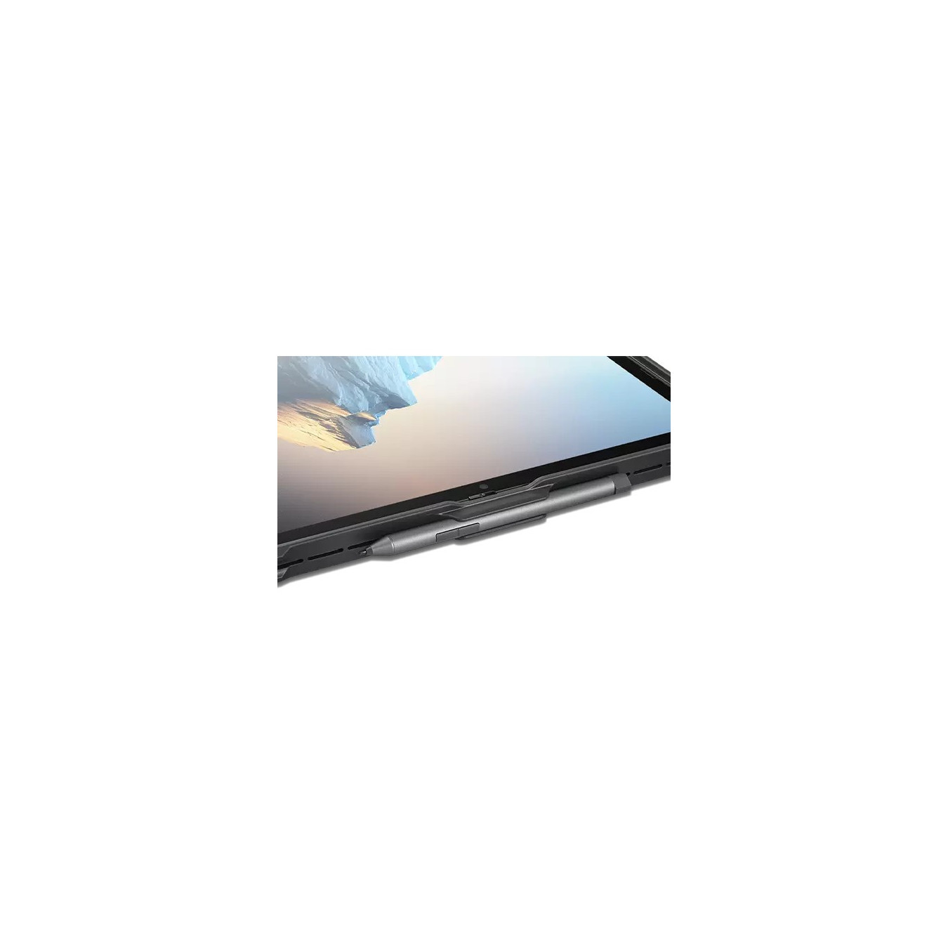 Lenovo ThinkPad X12 Detachable Protective Cover - 4X41A08251 - Black, Polycarbonate & Silicone, Pen Loop