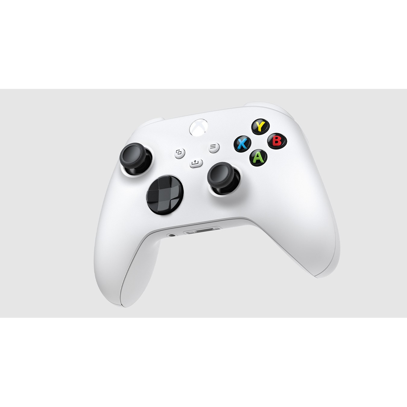 Microsoft Xbox Wireless Controller - White - Wireless/Bluetooth & Wired Gamepad, AA Battery, Multi-platform