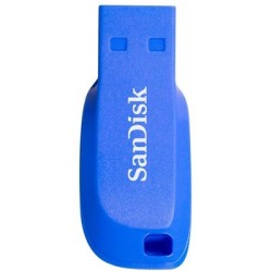Buy SanDisk Cruzer Blade - 16GB - Blue USB 2.0 Flash Drive, Capless with Key Ring in Cyprus, Nicosia, Limassol, Larnaka, Pafos