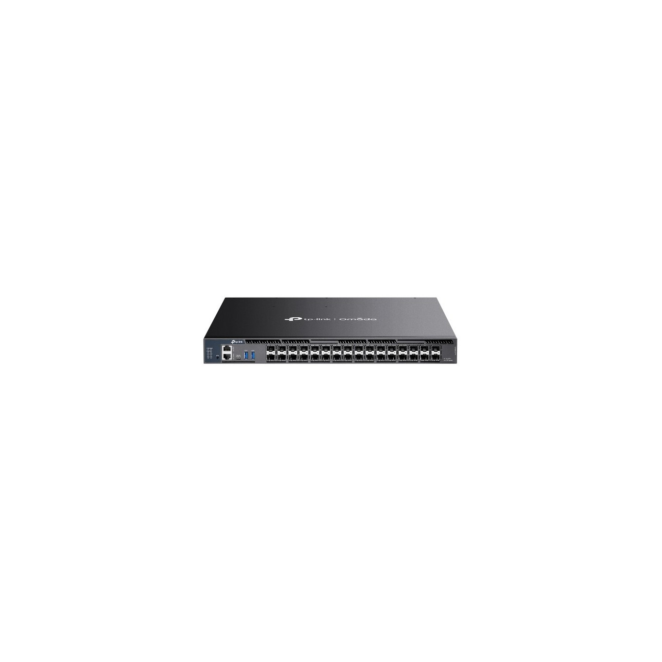 TP-Link Omada Switch SX6632Y - 26x 10G SFP+ + 6x 1G SFP, L2+/L3 Managed Rackmount, Dual AC PSU (Black)