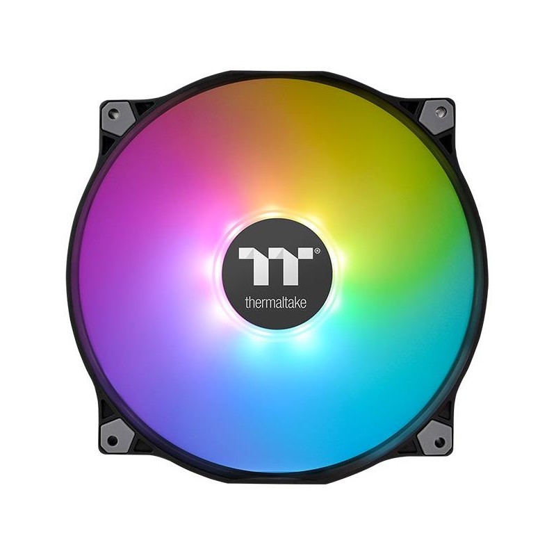 Buy Thermaltake Pure 20 ARGB 200mm Case Fan - Black - 500–1000 RPM, 129.5 CFM,... in Cyprus, Nicosia, Limassol, Larnaka, Pafos