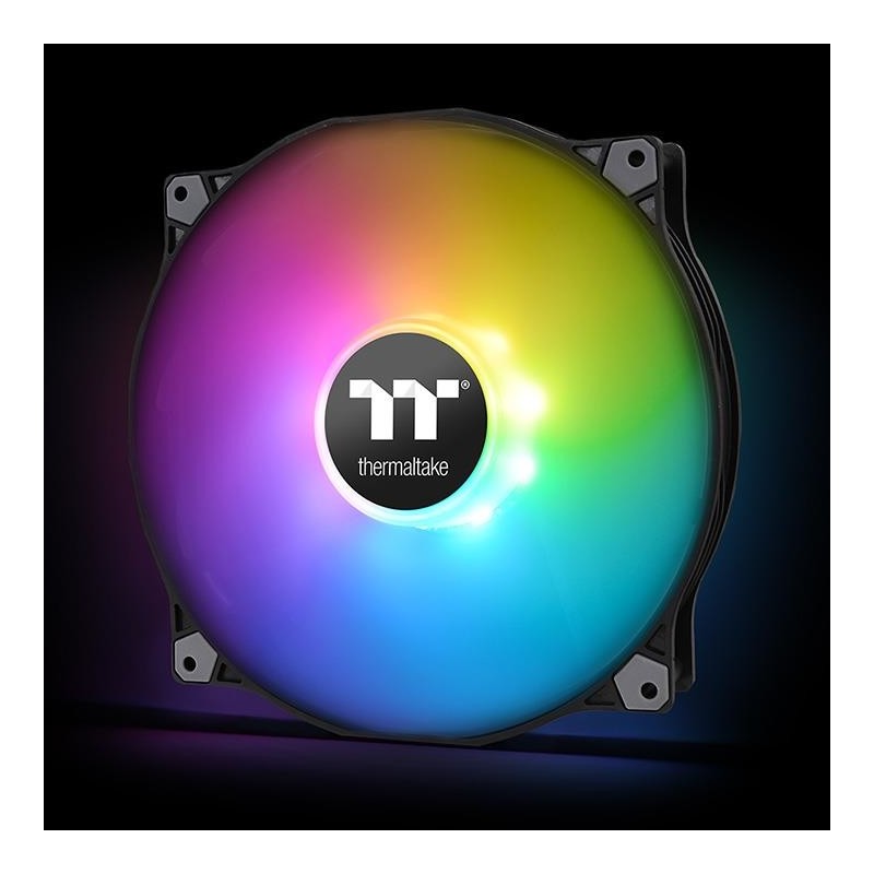 Buy Thermaltake Pure 20 ARGB 200mm Case Fan - Black - 500–1000 RPM, 129.5 CFM,... in Cyprus, Nicosia, Limassol, Larnaka, Pafos