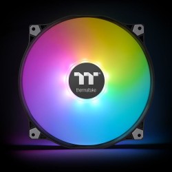 Buy Thermaltake Pure 20 ARGB 200mm Case Fan - Black - 500–1000 RPM, 129.5 CFM,... in Cyprus, Nicosia, Limassol, Larnaka, Pafos
