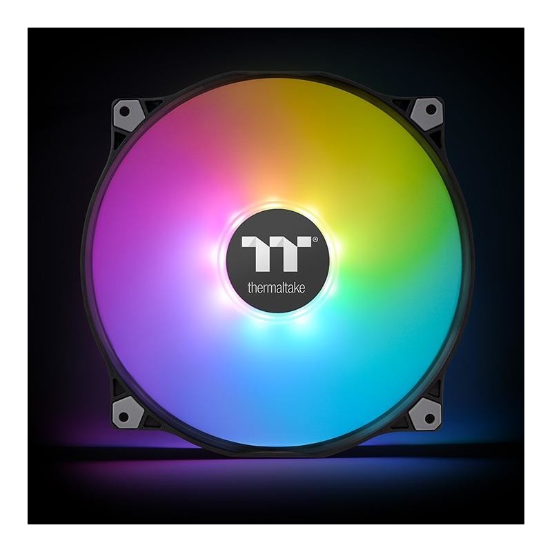 Buy Thermaltake Pure 20 ARGB 200mm Case Fan - Black - 500–1000 RPM, 129.5 CFM,... in Cyprus, Nicosia, Limassol, Larnaka, Pafos
