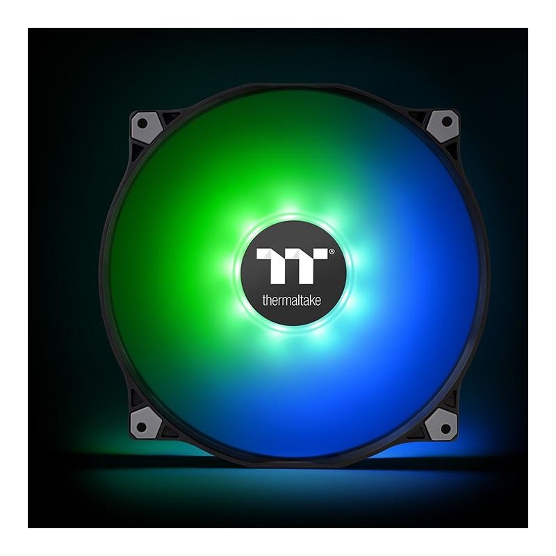 Buy Thermaltake Pure 20 ARGB 200mm Case Fan - Black - 500–1000 RPM, 129.5 CFM,... in Cyprus, Nicosia, Limassol, Larnaka, Pafos