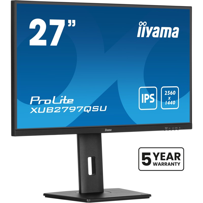 Buy iiyama ProLite XUB2797QSU-B2 - 27in QHD IPS Monitor, 100Hz, HDMI/DP, 2x USB ... in Cyprus, Nicosia, Limassol, Larnaka, Pafos