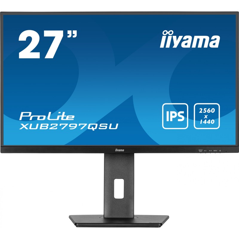 Buy iiyama ProLite XUB2797QSU-B2 - 27in QHD IPS Monitor, 100Hz, HDMI/DP, 2x USB ... in Cyprus, Nicosia, Limassol, Larnaka, Pafos