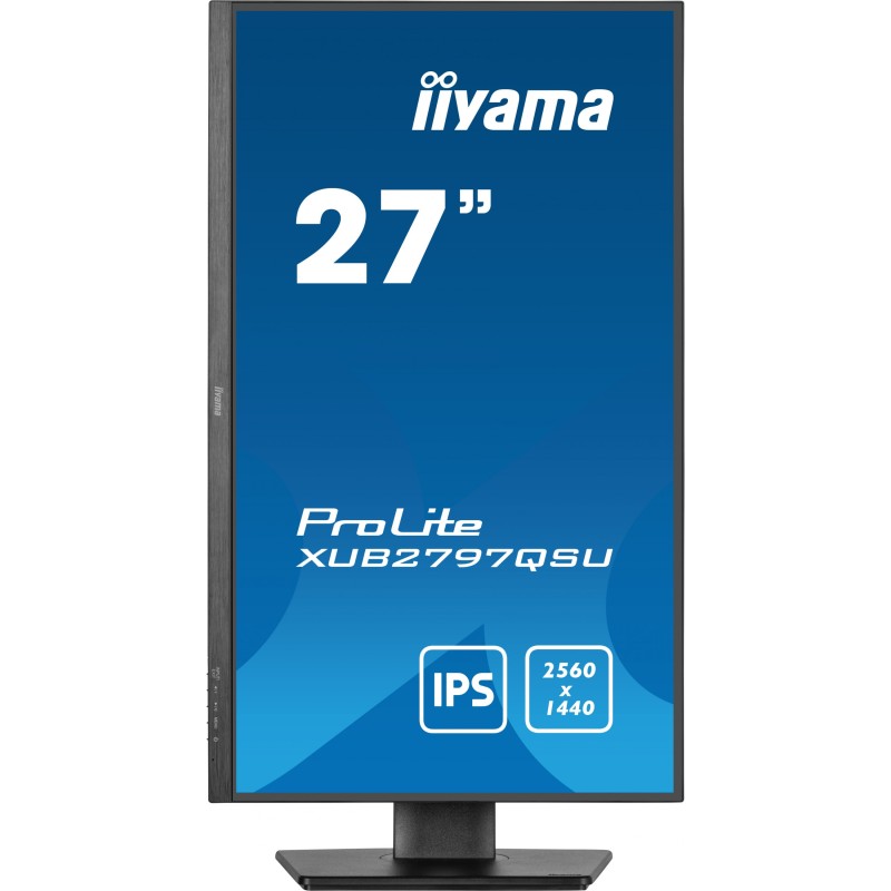 Buy iiyama ProLite XUB2797QSU-B2 - 27in QHD IPS Monitor, 100Hz, HDMI/DP, 2x USB ... in Cyprus, Nicosia, Limassol, Larnaka, Pafos