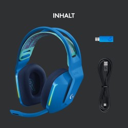 Buy Logitech G733 LIGHTSPEED Wireless RGB Gaming Headset - Blue - DTS Headphone:... in Cyprus, Nicosia, Limassol, Larnaka, Pafos