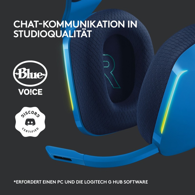 Buy Logitech G733 LIGHTSPEED Wireless RGB Gaming Headset - Blue - DTS Headphone:... in Cyprus, Nicosia, Limassol, Larnaka, Pafos
