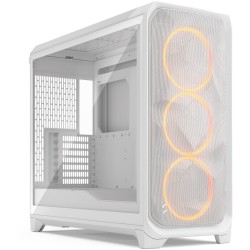 Buy Fractal Design Meshify 3 XL - White Tempered Glass RGB Full-Tower PC Case (E... in Cyprus, Nicosia, Limassol, Larnaka, Pafos