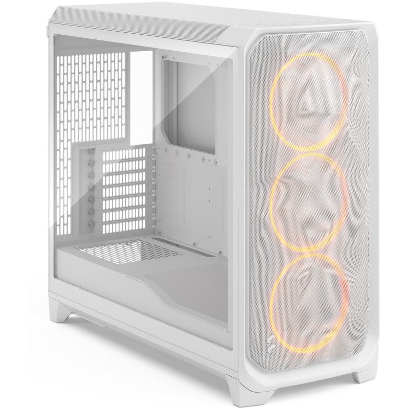 Buy Fractal Design Meshify 3 XL - White Tempered Glass RGB Full-Tower PC Case (E... in Cyprus, Nicosia, Limassol, Larnaka, Pafos