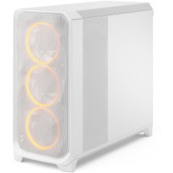Buy Fractal Design Meshify 3 XL - White Tempered Glass RGB Full-Tower PC Case (E... in Cyprus, Nicosia, Limassol, Larnaka, Pafos