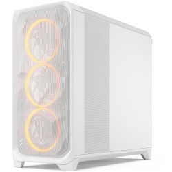 Buy Fractal Design Meshify 3 XL - White Tempered Glass RGB Full-Tower PC Case (E... in Cyprus, Nicosia, Limassol, Larnaka, Pafos