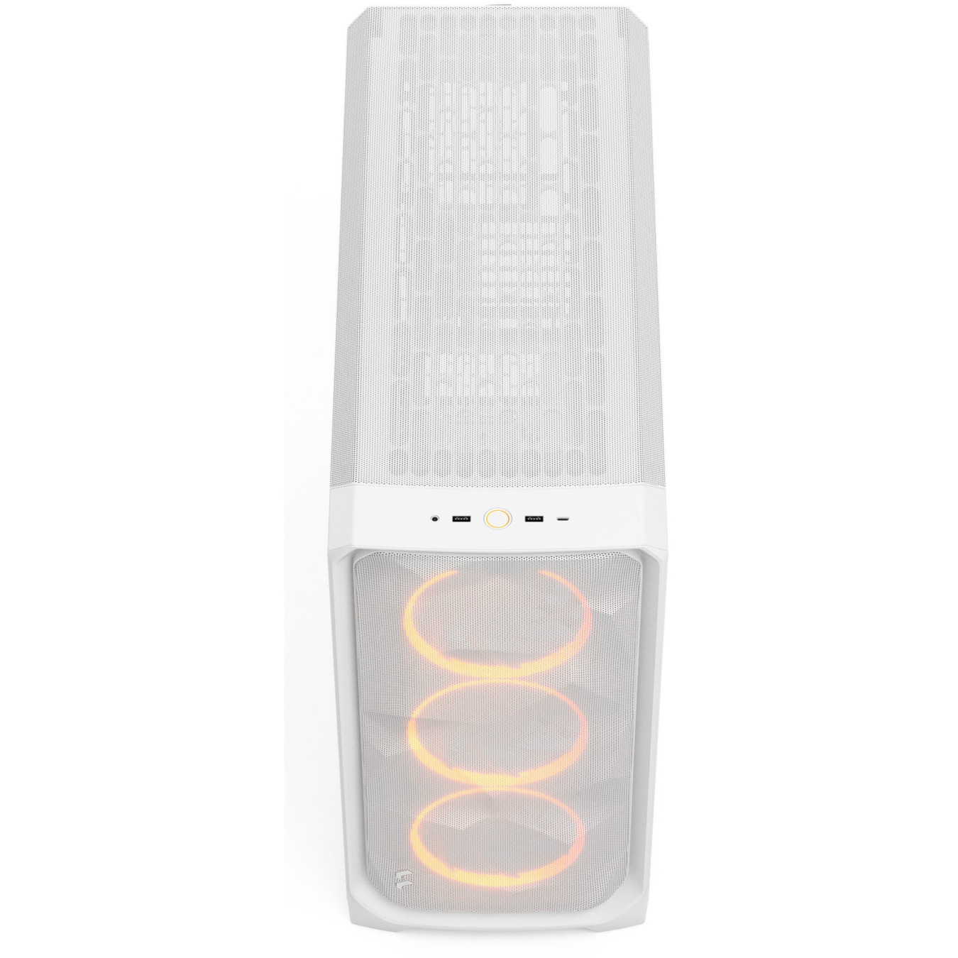 Fractal Design Meshify 3 XL - White Tempered Glass RGB Full-Tower PC Case (E-ATX/ATX/mATX/ITX)