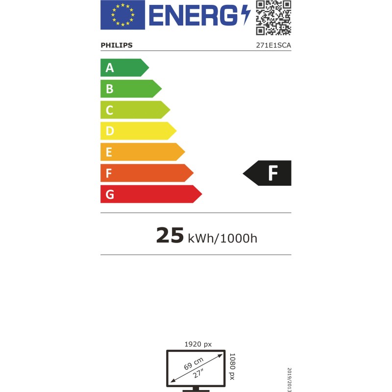 Buy Philips 271E1SCA - 27 inch Curved VA Monitor (1500R) Full HD 1920x1080, 75Hz... in Cyprus, Nicosia, Limassol, Larnaka, Pafos