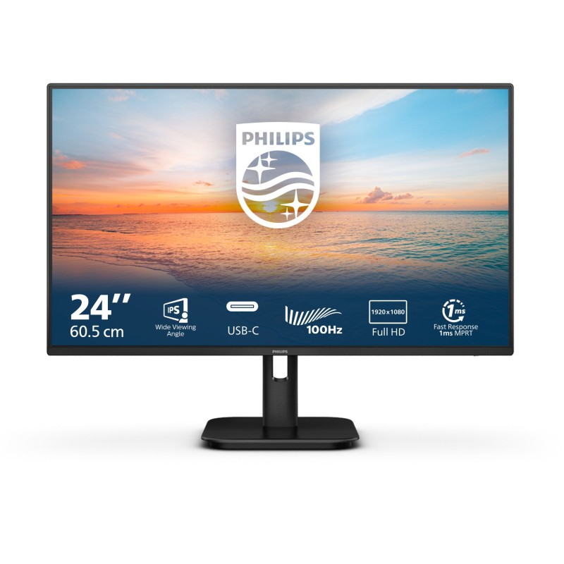 Buy Philips 24E1N1300A - 23.8" IPS FHD Monitor, 100Hz, 4ms GTG, USB-C PD65W & HD... in Cyprus, Nicosia, Limassol, Larnaka, Pafos