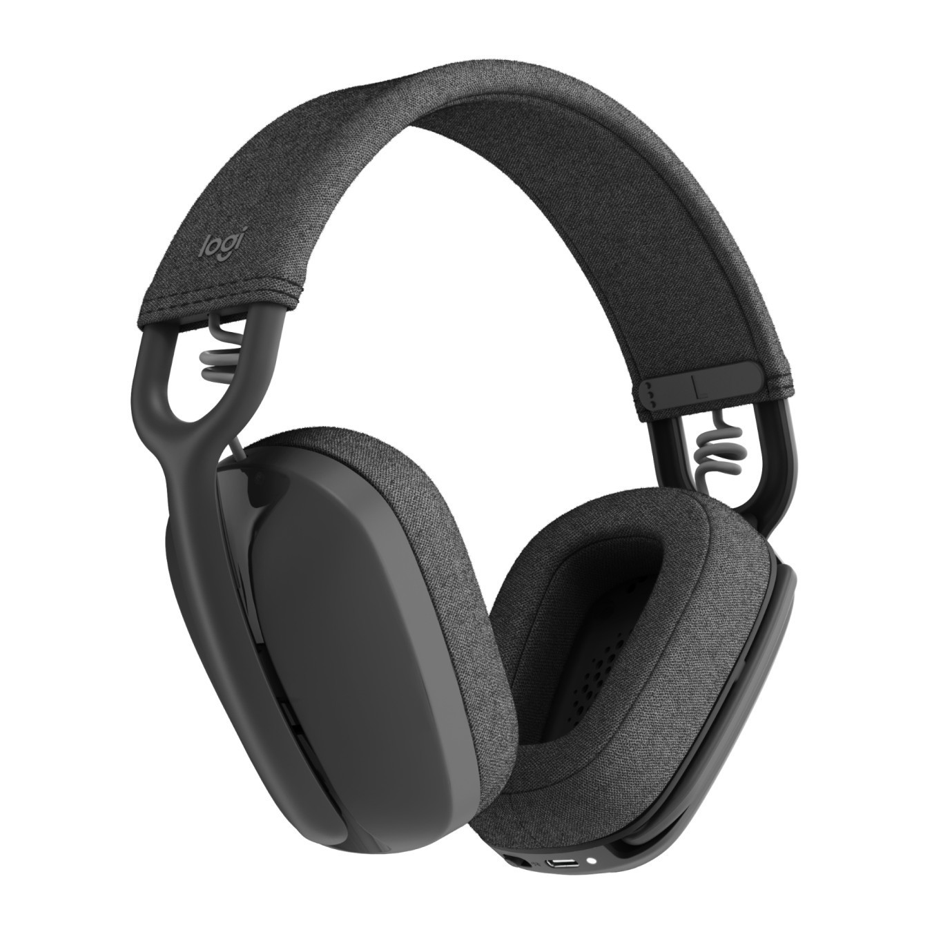 Logitech Zone Vibe Wireless Headset - Graphite - Over-Ear Bluetooth, USB-C Adapter, Certified for Microsoft Teams