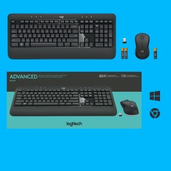 Buy Logitech MK540 Advanced - Wireless Keyboard & Mouse Set - Black, Swiss QWERT... in Cyprus, Nicosia, Limassol, Larnaka, Pafos