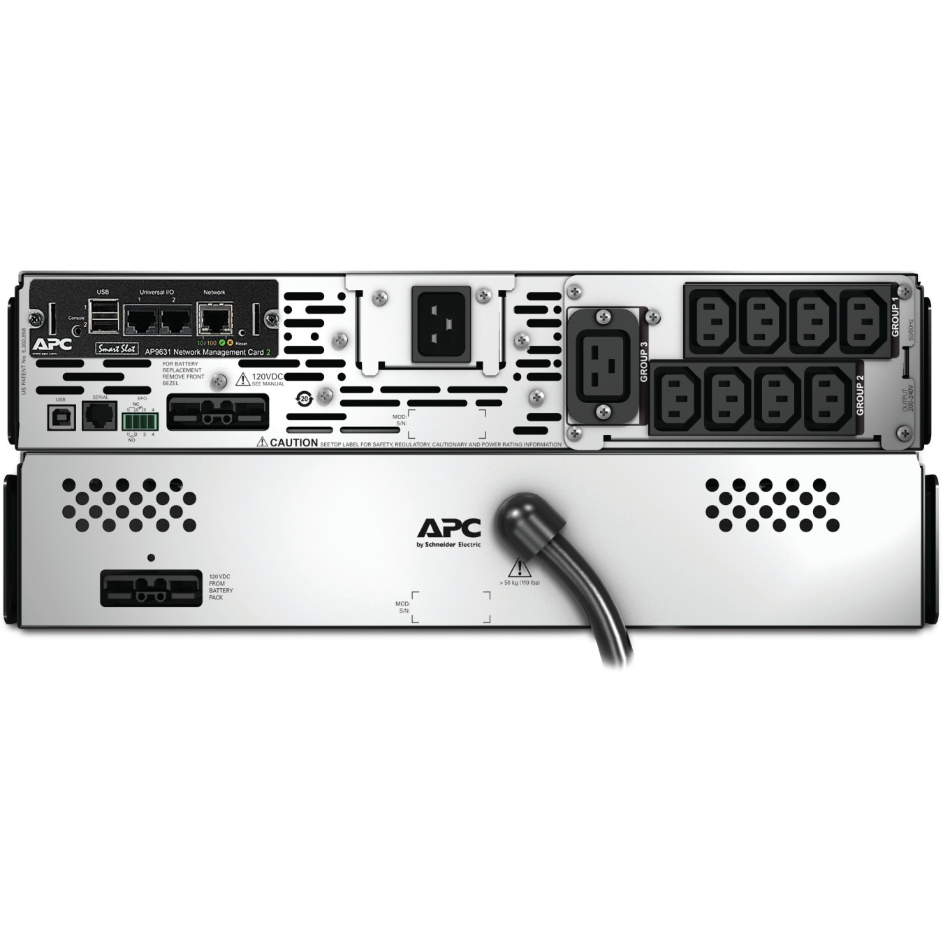 APC Smart-UPS X - SMX3000RMHV2UNC - 3000VA / 2700W, Rack/Tower 2U, Black — Buy in Cyprus with Fast Delivery