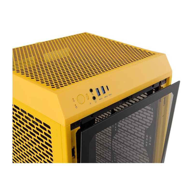 Buy Thermaltake The Tower 200 TG - CA-1X9-00S4WN-00 - Mini-ITX Case, Yellow SPCC... in Cyprus, Nicosia, Limassol, Larnaka, Pafos